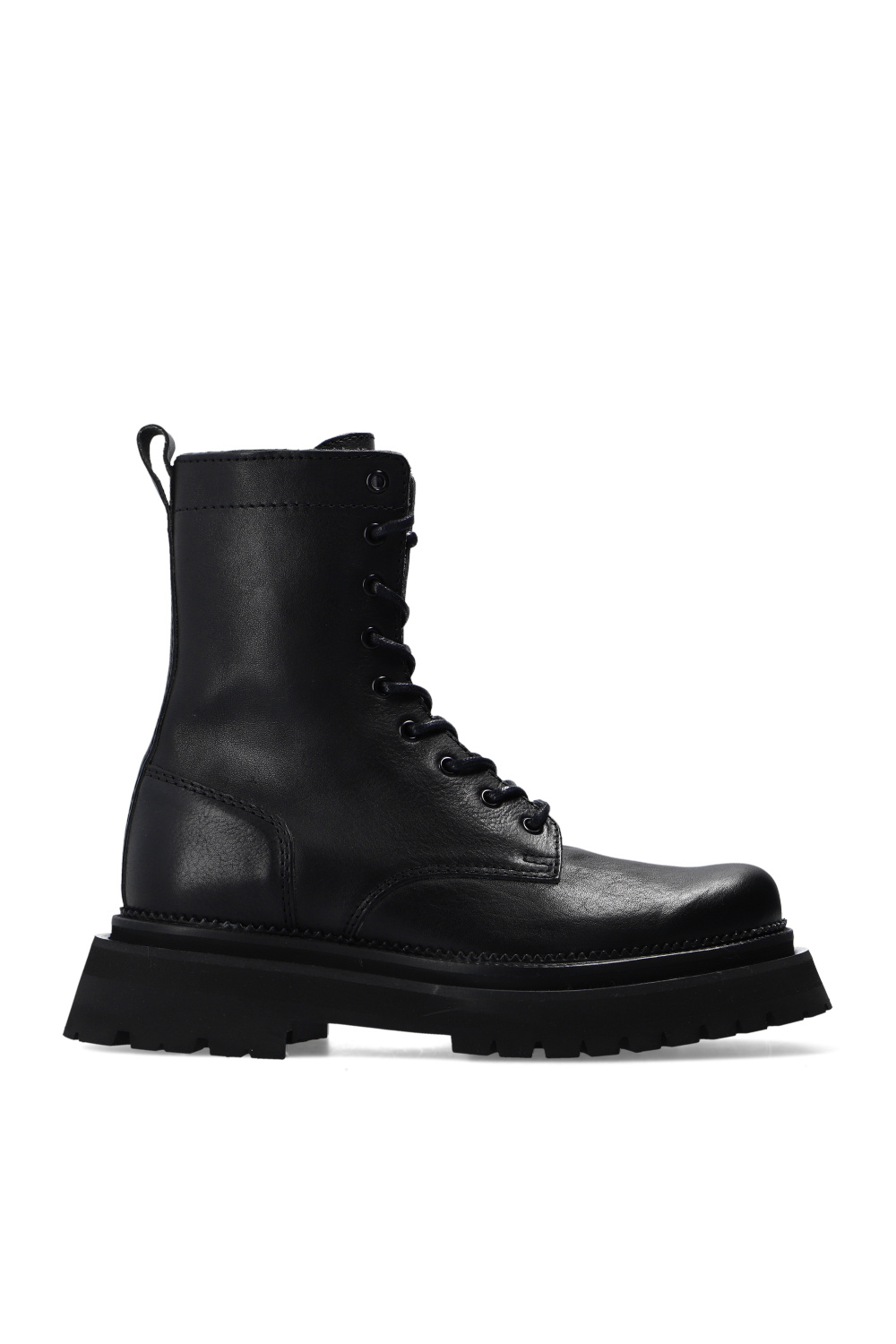 ami lace up boots